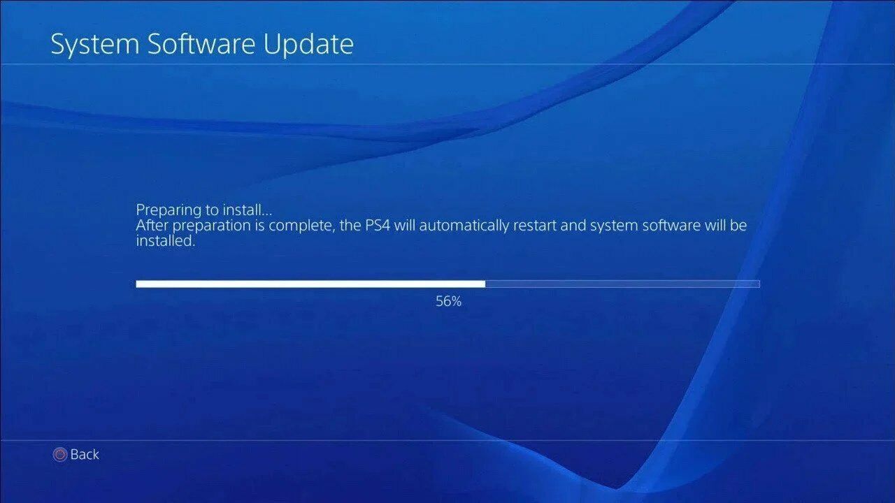 NEW UPDATE FOR THE PS4